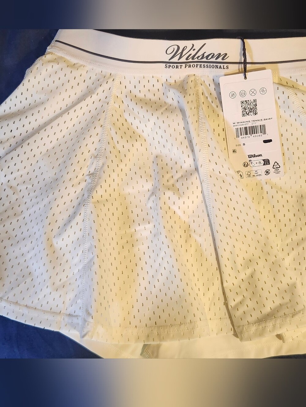 Wilson Winning Tennis Skirt Women’s Small Sandrift NWT Built-In Shorts